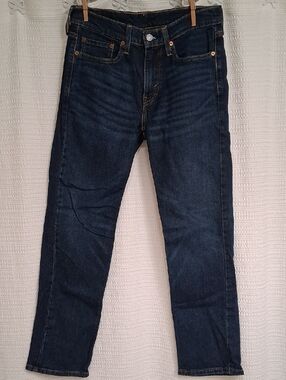 Levi's 514 Straight Fit Dark Blue Jeans 29 X 30
